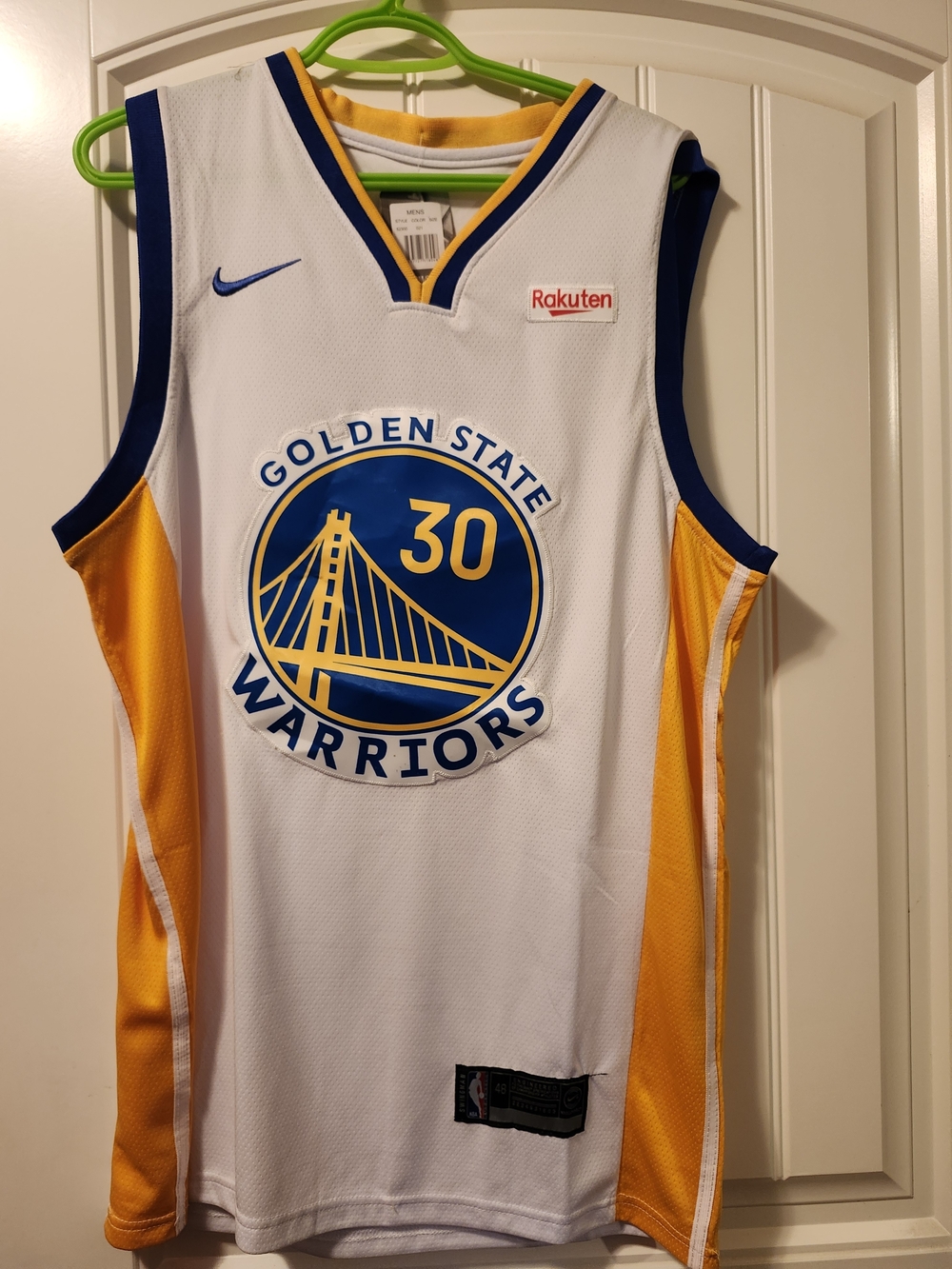 Golden State Warriors Stephen Curry #30 White NBA Jersey